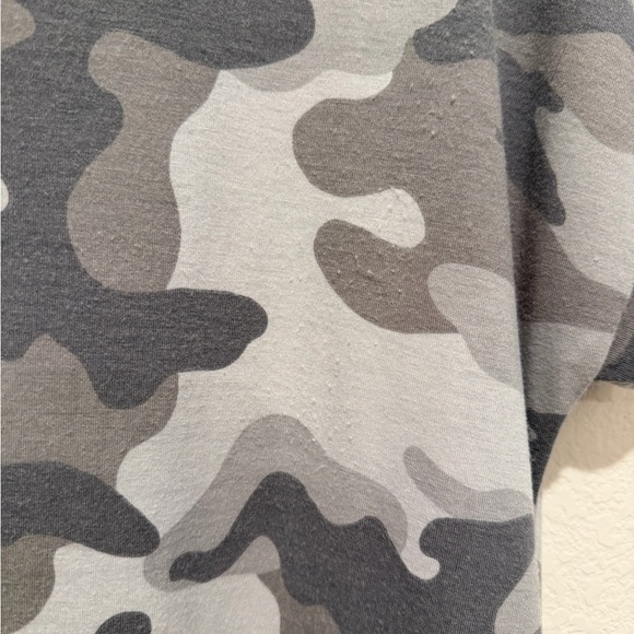 Camouflage V-Neck T-Shirt Dress - Picture 5 of 7